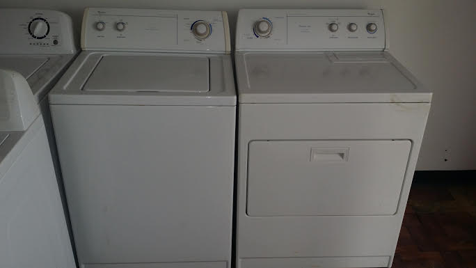 Suffolk used whirlpool super capacity washer dryer set