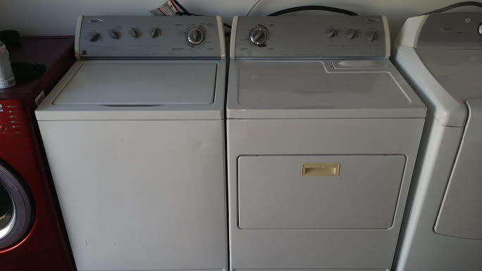 Suffolk used Whirlpool Super Capacity washer dryer set